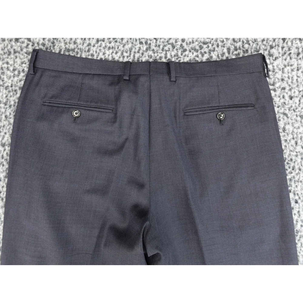 J.Crew Ludlow Classic Suit Pants Mens 36x32 Charcoal Grey Wool‎ Trousers